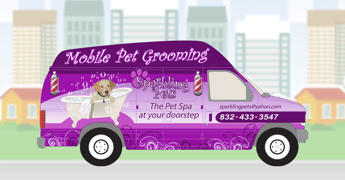 mobile dog groomers by me